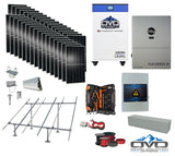 17KW Complete Offgrid Solar Kit + EG4 FlexBOSS21 + 32KW OMO 48V Freedom Series Lithium Battery + 17.6KW Solar with Ground Mount and Wiring
