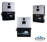 4.4KW Complete Offgrid Solar Kit + 6K EG4 6000XP Inverter + 5.12KW OMO 48V Patriot Lithium Battery + 4.4KW Solar with Roof Mounting Rails and Wiring