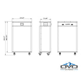 25KW Complete Offgrid Solar Kit + EG4 18kPV + 32KW OMO 48V Freedom Series Lithium Battery + 26.4KW Solar with Roof Mounting Rails and Wiring