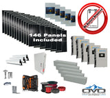 80KW Complete Offgrid Solar Kit + 5x 15K Sol-Ark Inverter +80.3KW Solar with Mounting Rails and Wiring