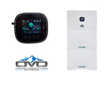 2.28KW Complete Offgrid Solar Kit + 10K 120V/240V OMO E-Line Inverter + 2x 10.24KW OMO E-Line Lithium Battery +2.28KW Solar with Roof Mounting Rails and Wiring